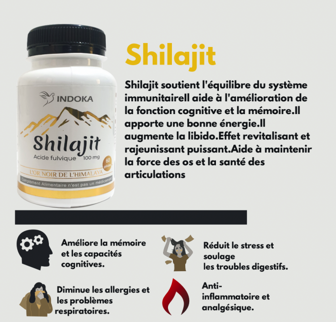 Shilajit naturel de Shilamaya : Découvrez la vitalité et le bien-être